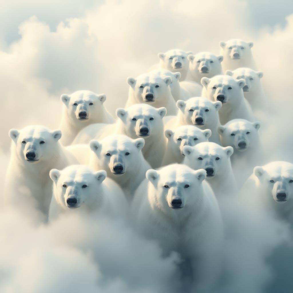 cloud of polar bears 