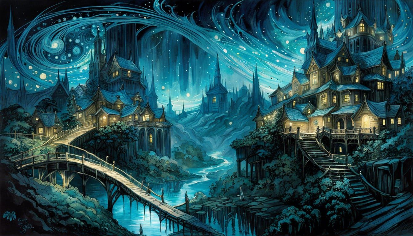 Elven Fantasy kingdom  by @Billybob Thornton