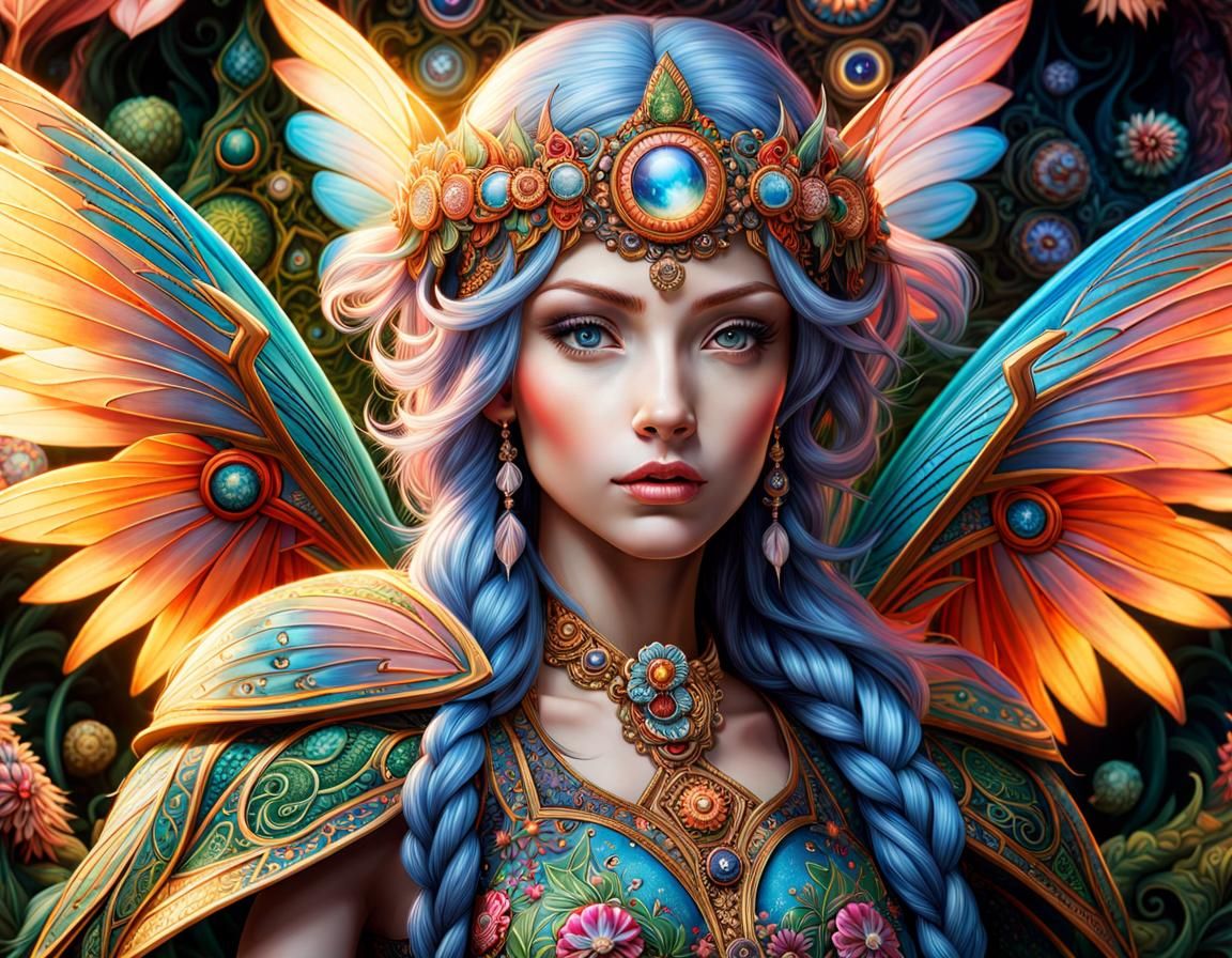 Kaleidoscopic Fae  by @Nia Nal