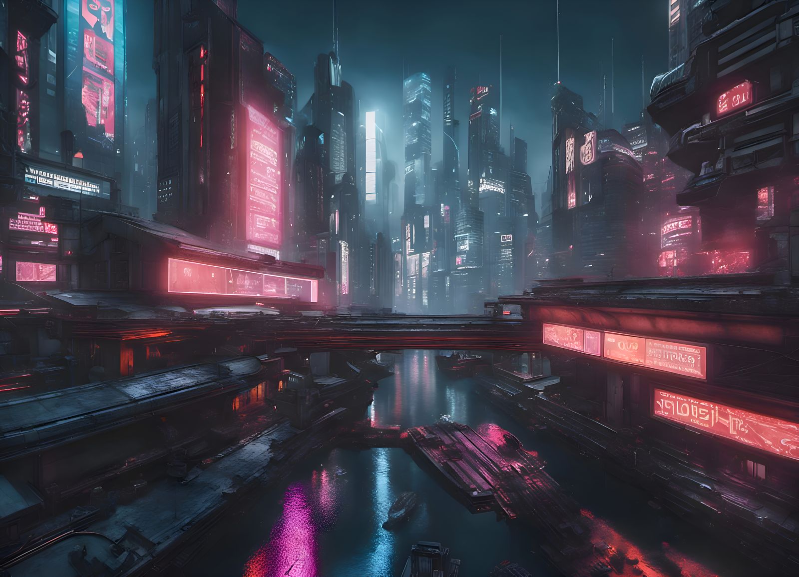 Cyberpunk city