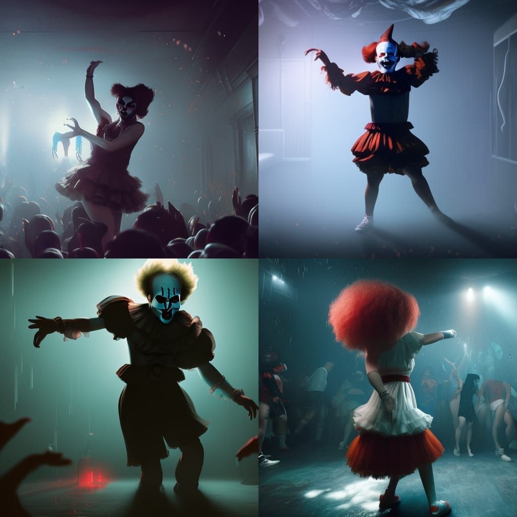Pennywise dancing in the club