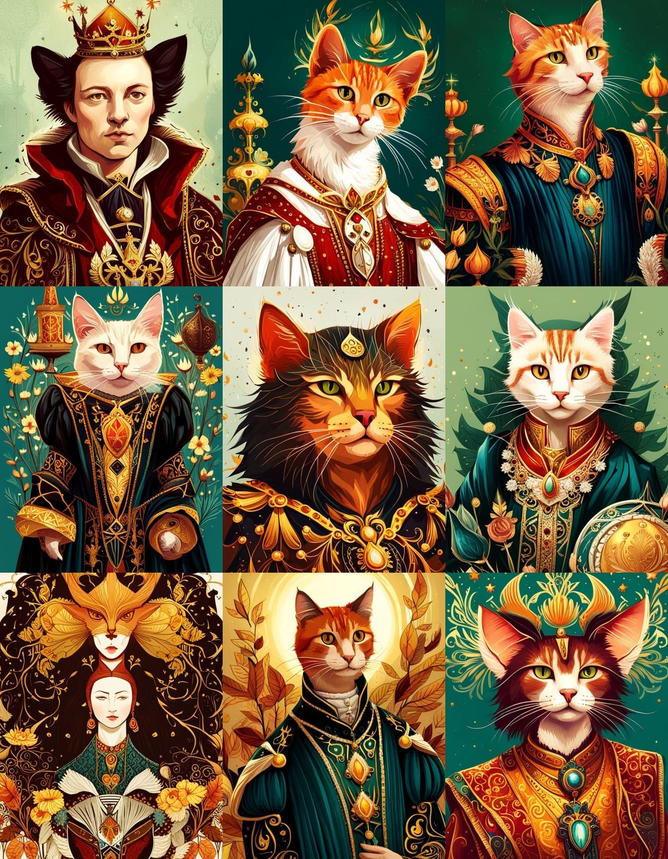 Royal Cat - AI Generated Artwork - NightCafe Creator