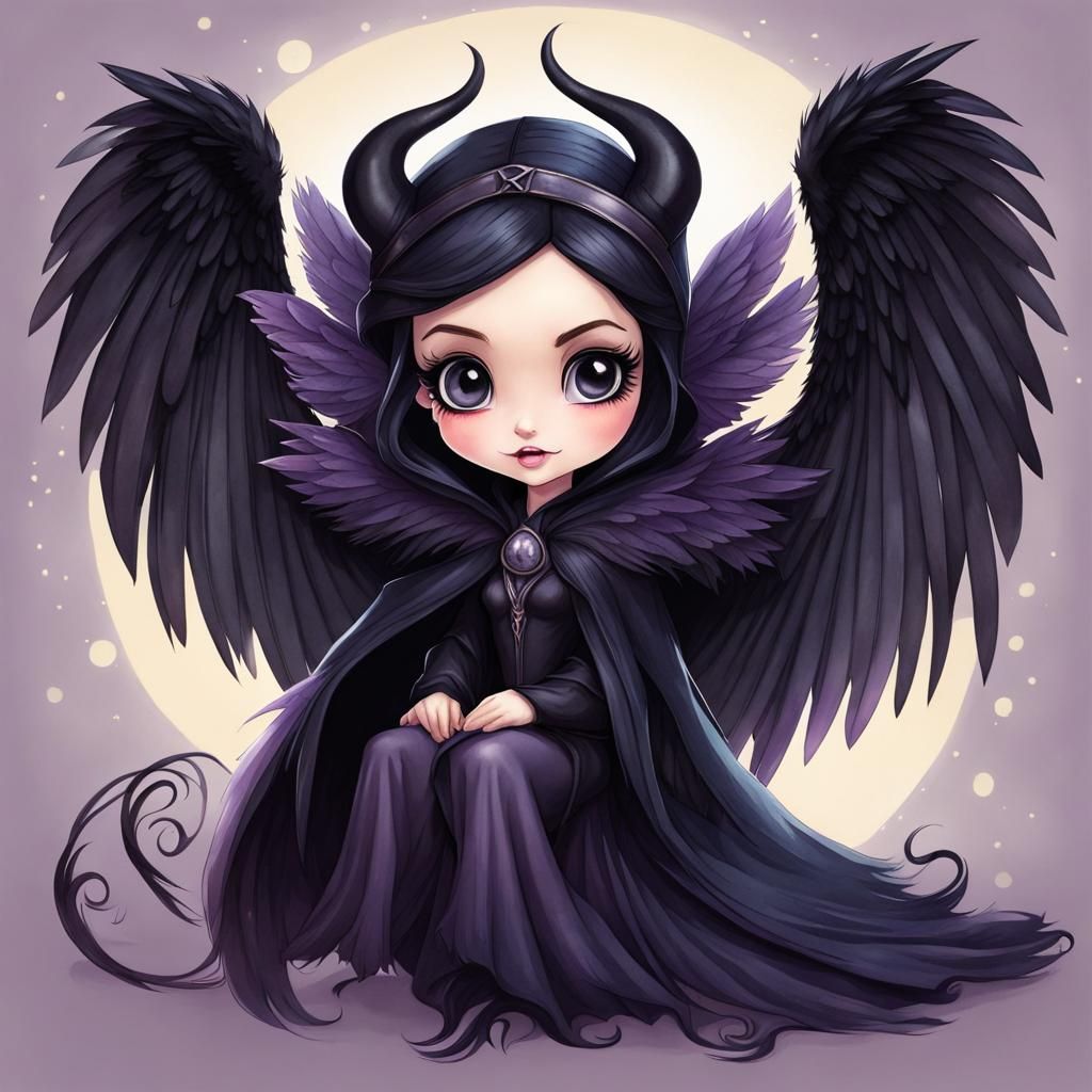 chibi witch  by @Leviosa