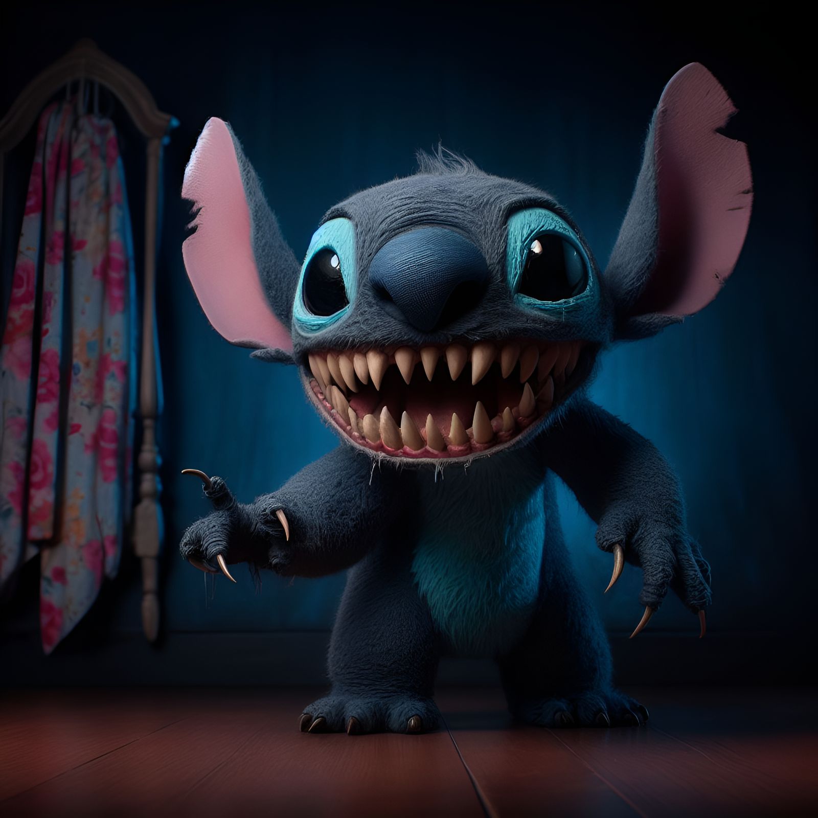 Daily Dall-E Disney After Dark: Stitchy Stitchy