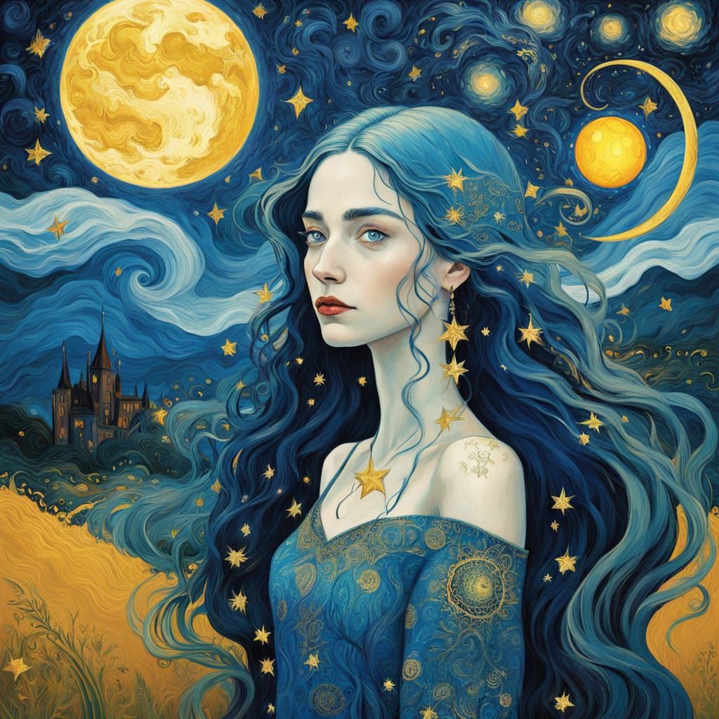 The Starry Night   by @Lilith