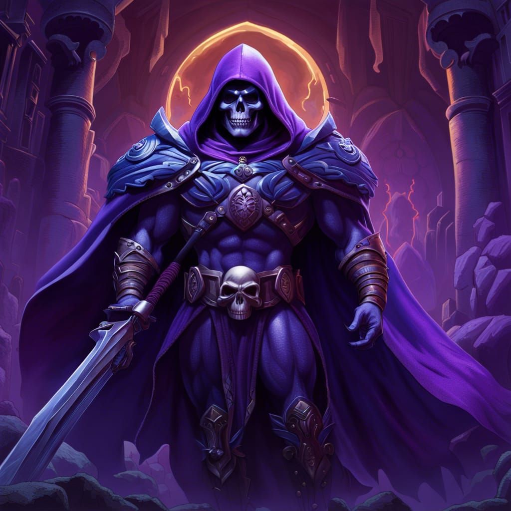 skeletor - AI Generated Artwork - NightCafe Creator