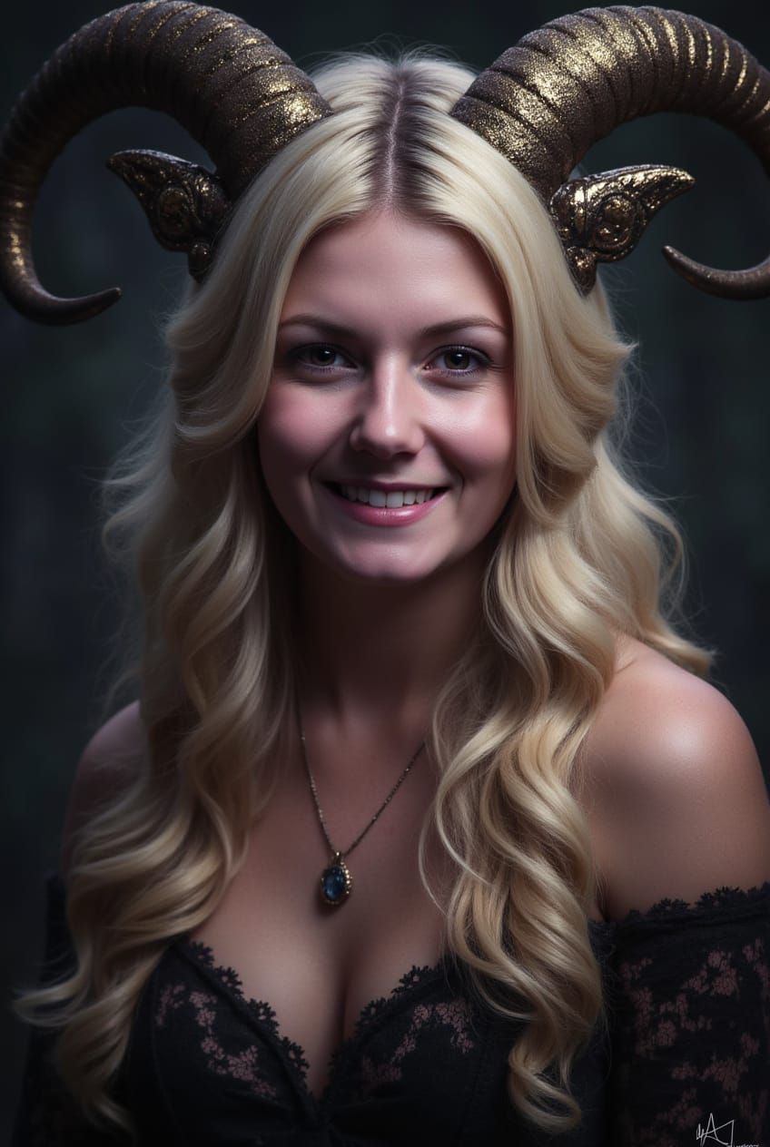 Gothic shepardess goat