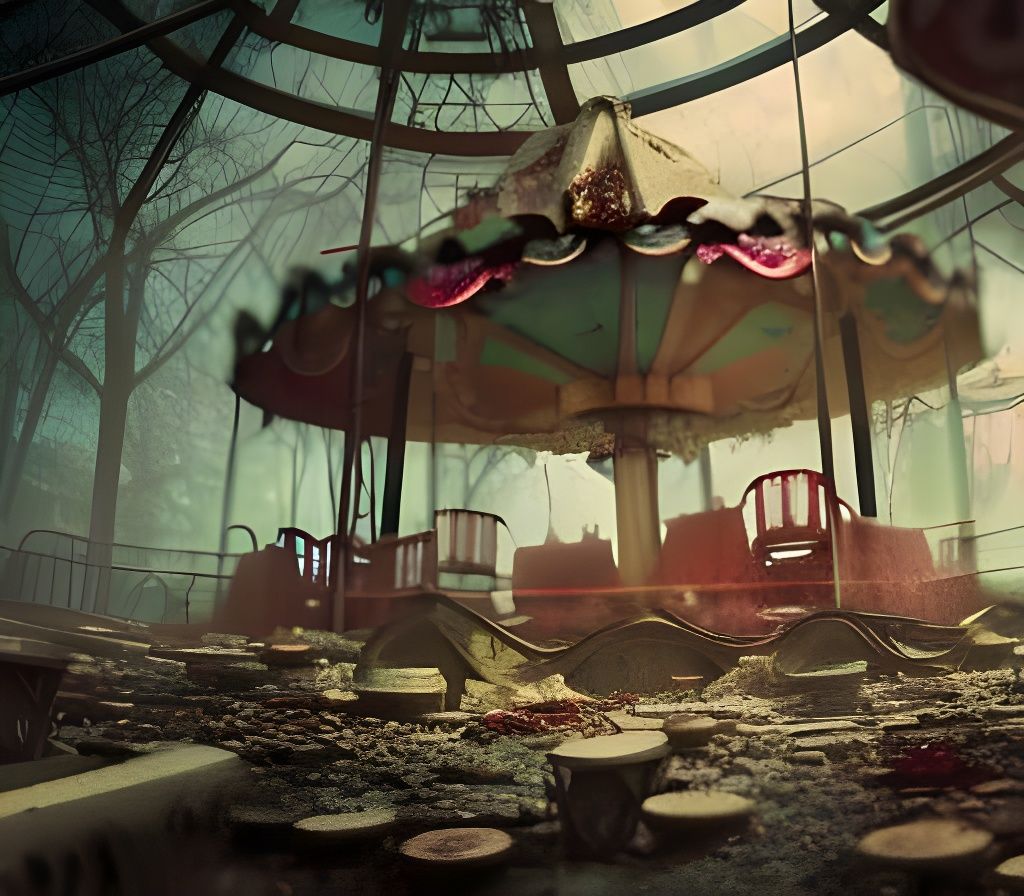 No one left to love the carousel  by @charlotsomx