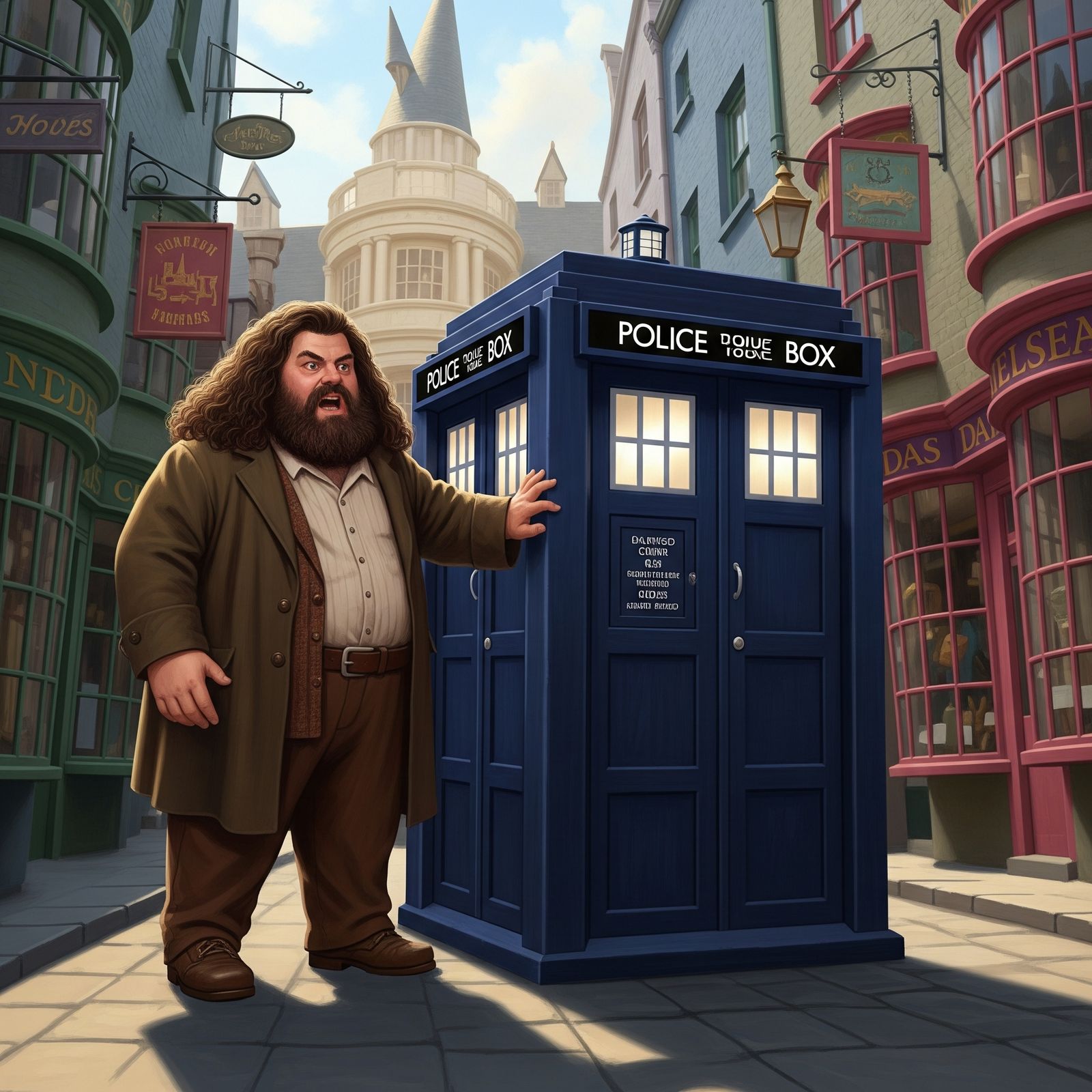 Never mess up with Hagrid!