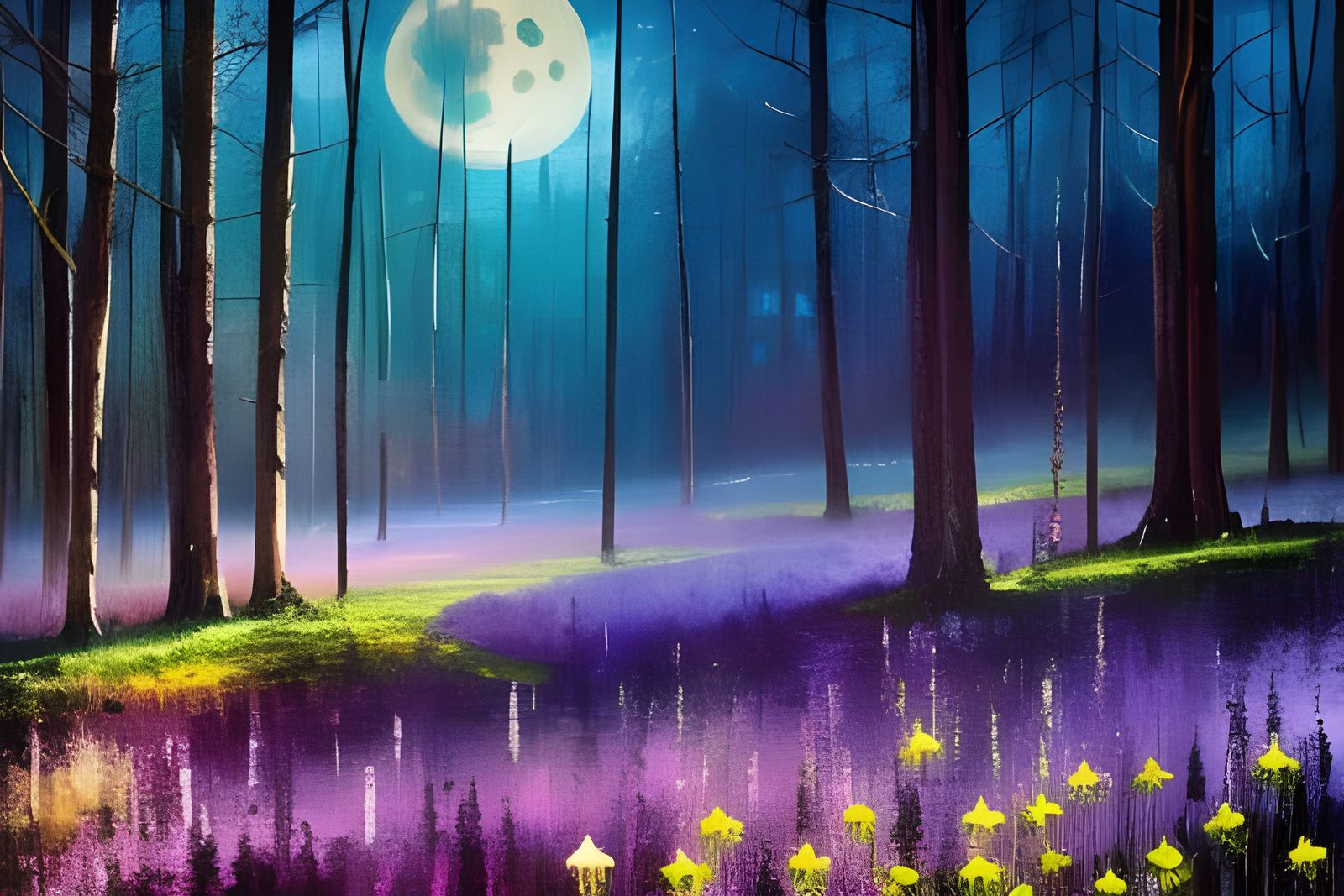 Heather by night