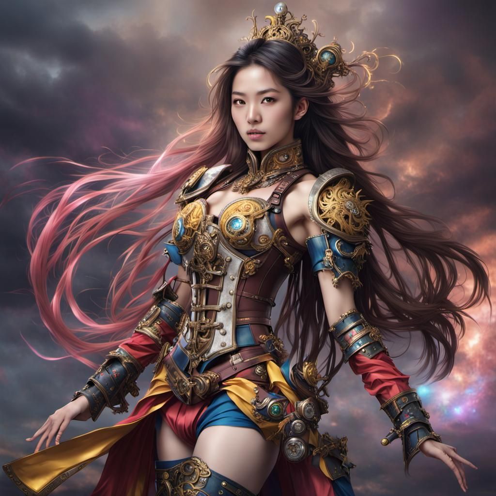 Asian Princess in color - AI Generated Artwork - NightCafe Creator