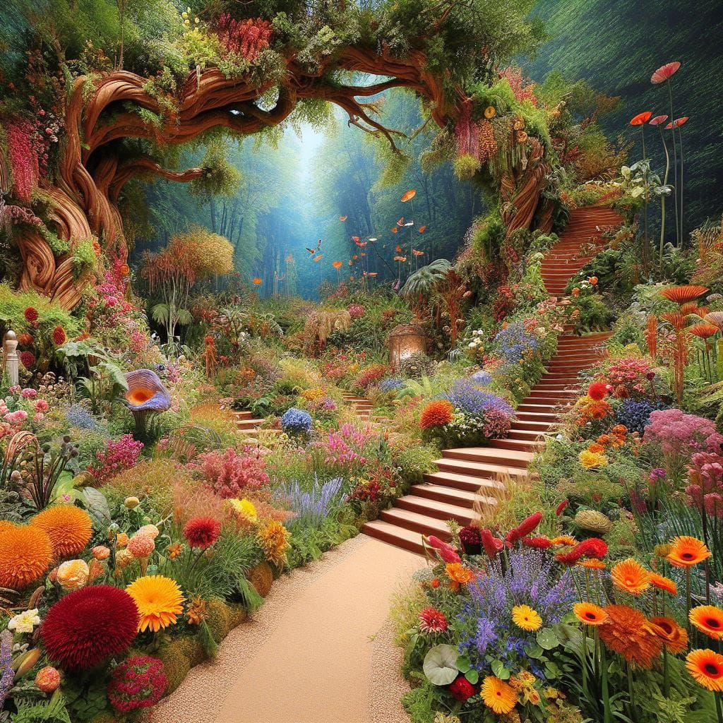Floral garden