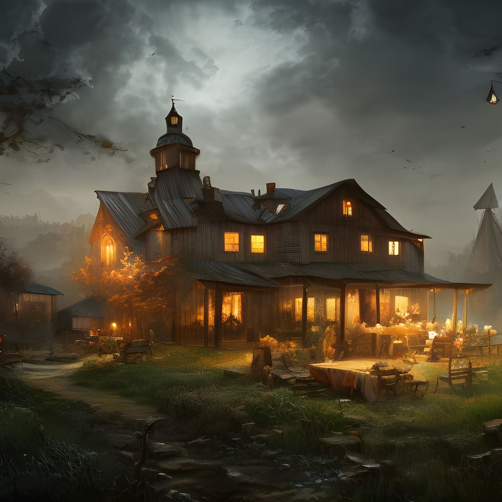 Nightfall at the Farmstead undefined