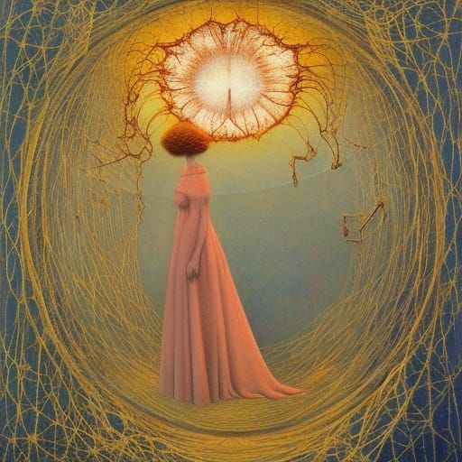 Goddess of the cracked sun
