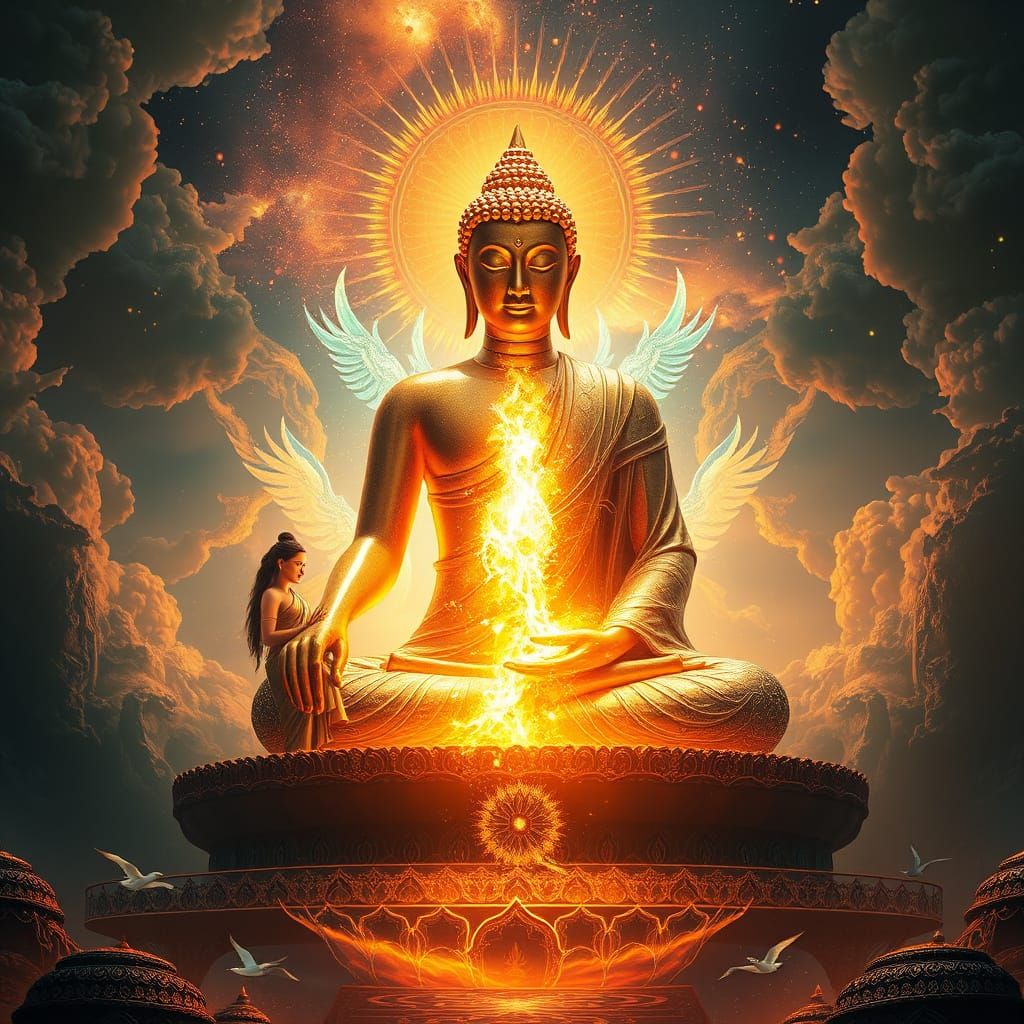 Epic Digital Matte Painting of Desire's Allure