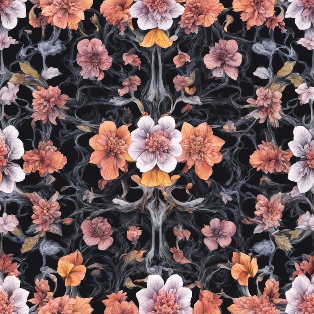The most beautiful flowers in the world; randomly symmetrica...
