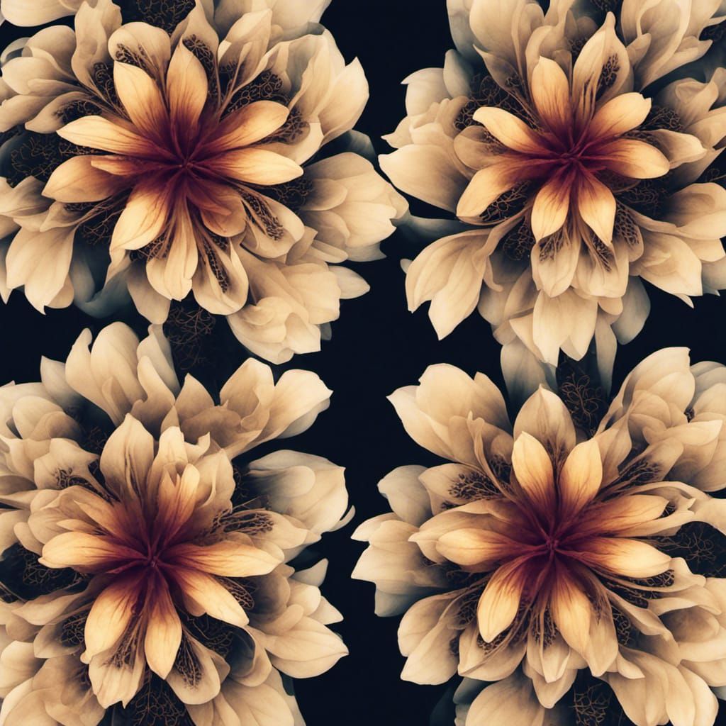 The most beautiful flowers in the world; randomly symmetrica...