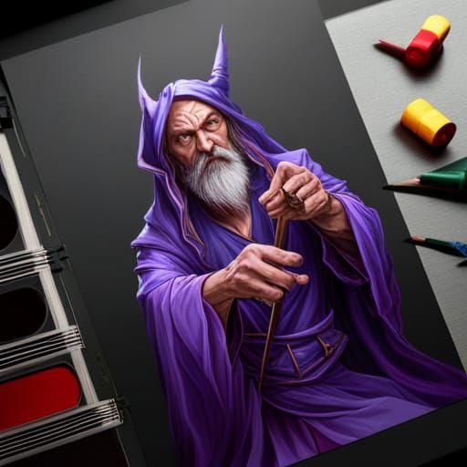 The Purple Wizard.