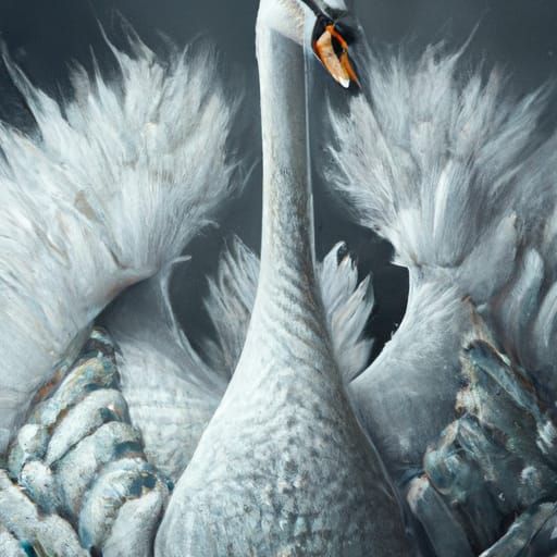 Queen of Swans AI Generated Artwork NightCafe Creator