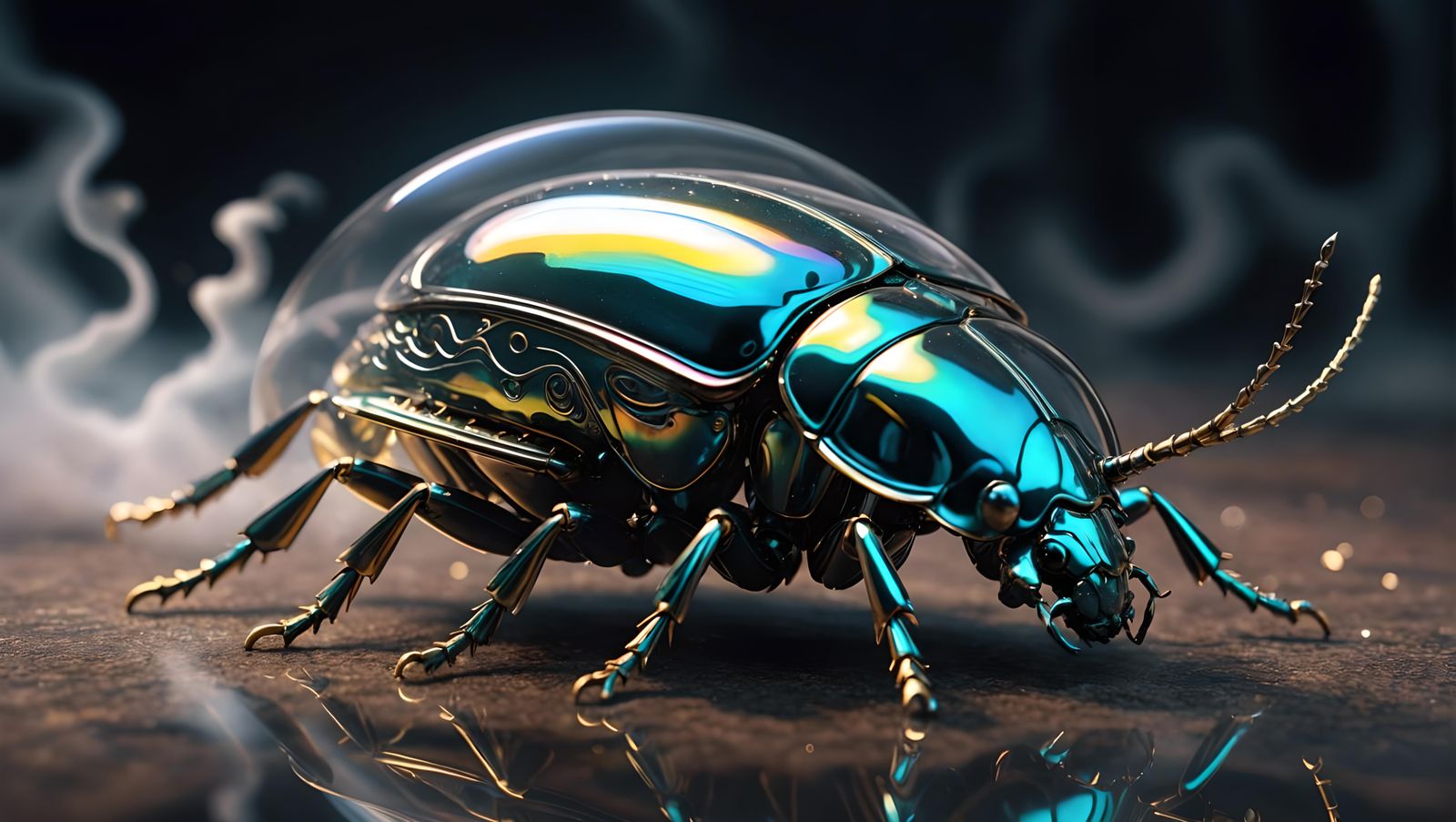 ‘Iridescent Beetle 1”  by @GRK_Astronomer