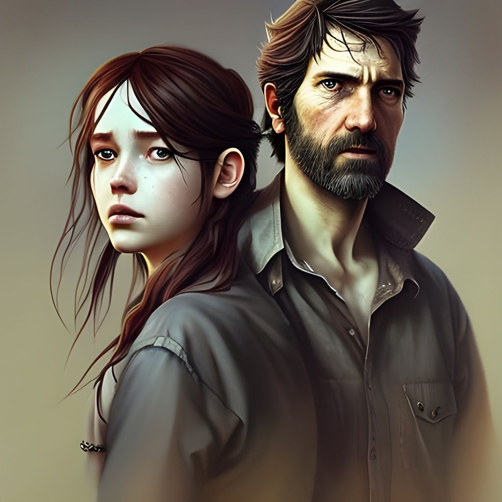 The Last of Us. Joel and Ellie. - AI Generated Artwork - NightCafe Creator