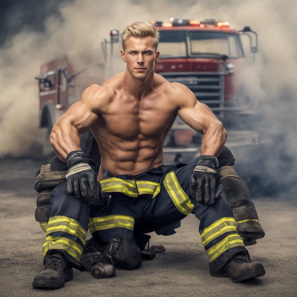 Firefighter - AI Generated Artwork - NightCafe Creator