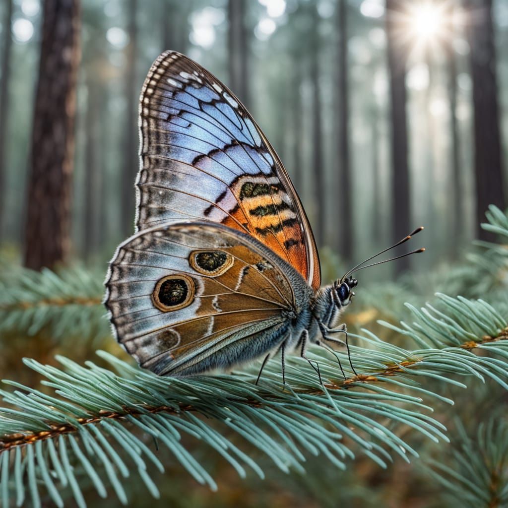 A butterfly  by @AI IRISKA