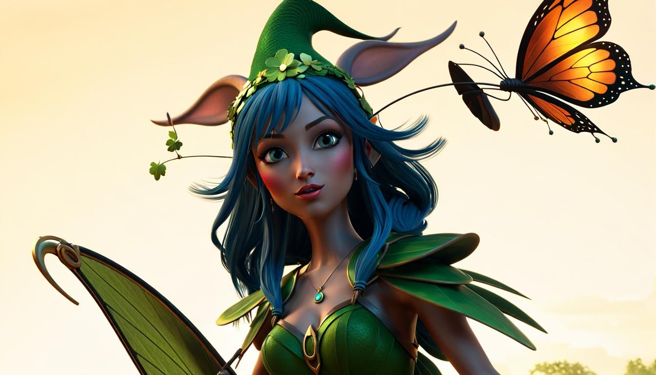 The púca, shape-shifting, mischievous fairy in Irish folklore and ...