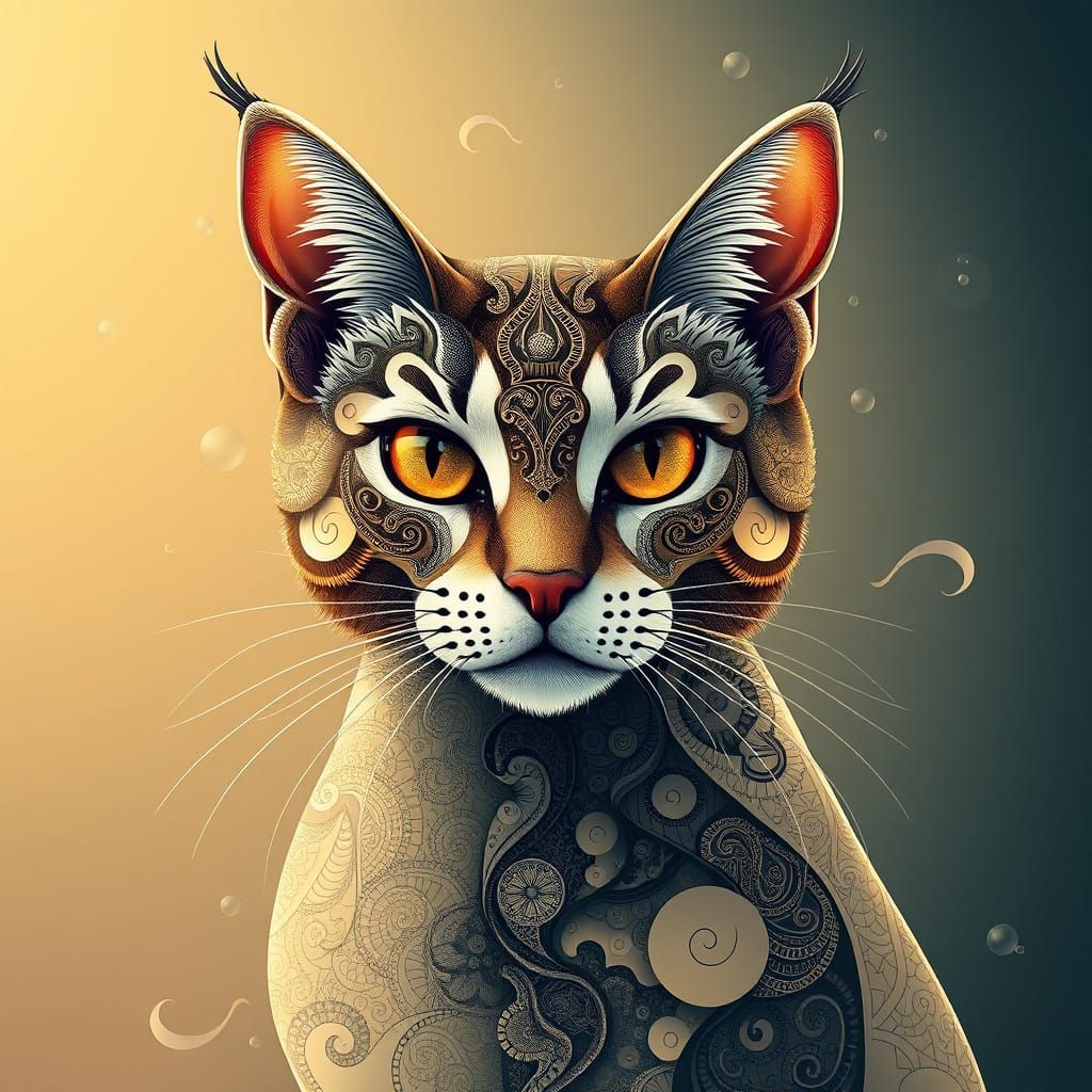 Majestic cat  by @SylviaLczk