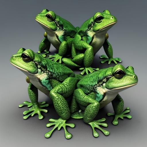 frogs - AI Generated Artwork - NightCafe Creator