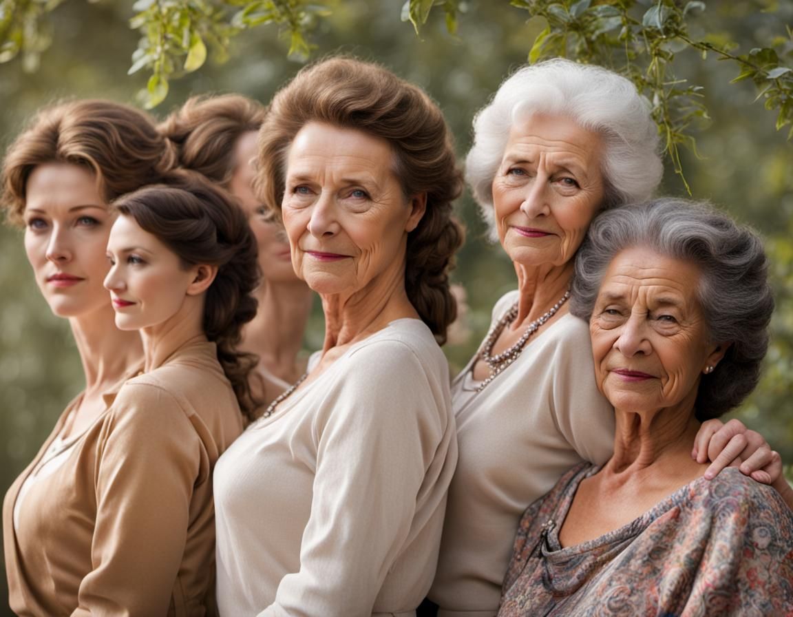Behind every great woman is a great woman with a line of gre...