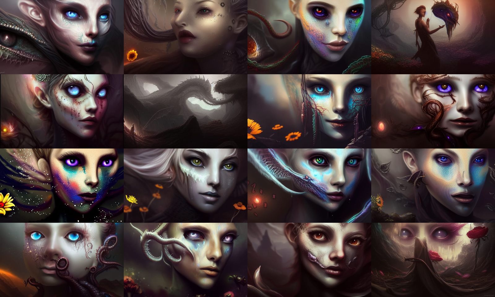 Eldritch Dreamscape: 8K Resolution Concept Art