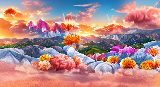 Mountain landscape experiments