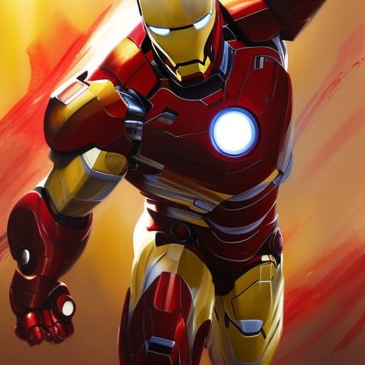 Iron Man aka Tony Stark - AI Generated Artwork - NightCafe Creator