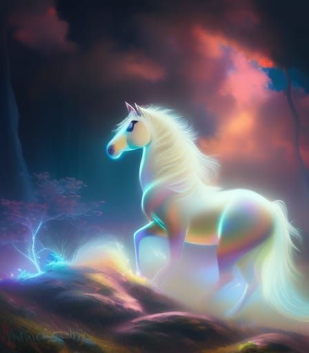 Magical horse - AI Generated Artwork - NightCafe Creator