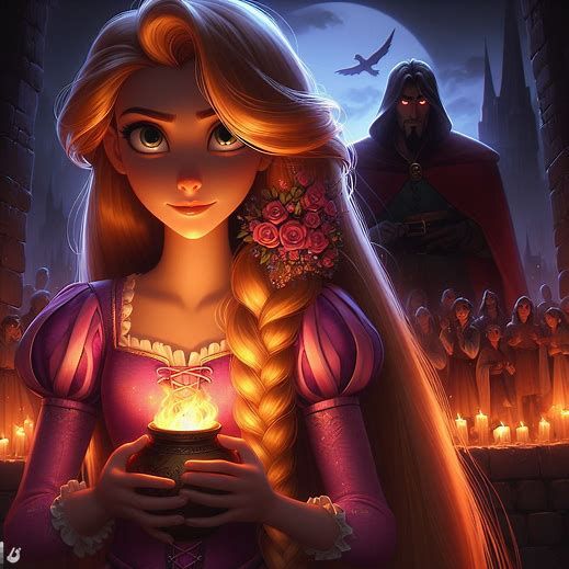 Scary Rapunzel Dark Disney
