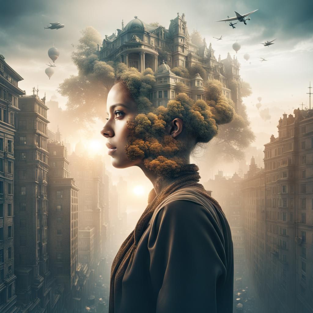 A world inside our head.  by @Nikita