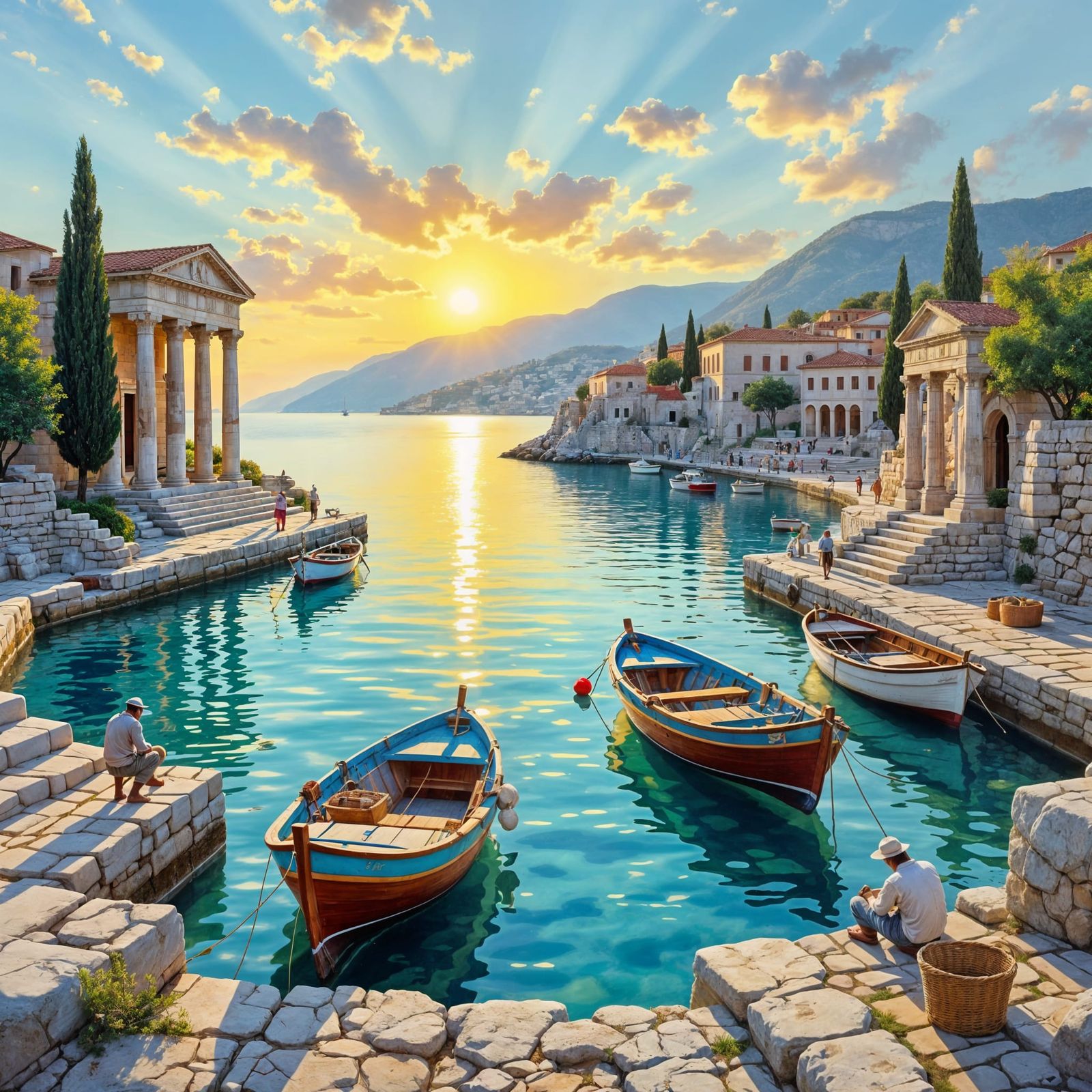 Anchored in Time  by @Mog