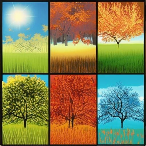 “All four season” - AI Generated Artwork - NightCafe Creator