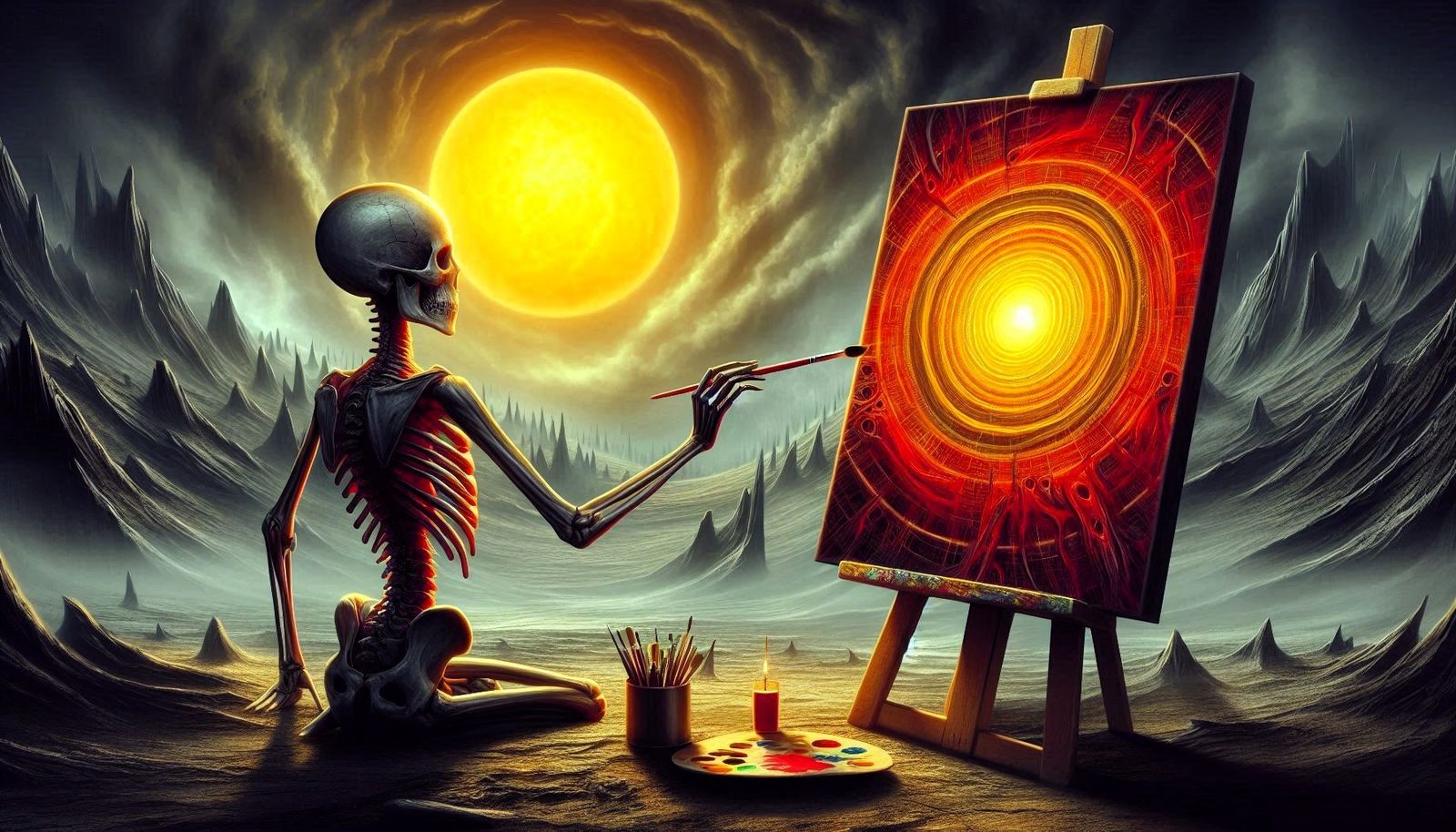 The Final Brushstrokes (4 images)