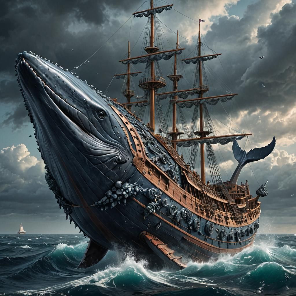 The Unconventional Whale Ship   by @David Gotet