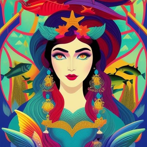 Mermaid - AI Generated Artwork - NightCafe Creator