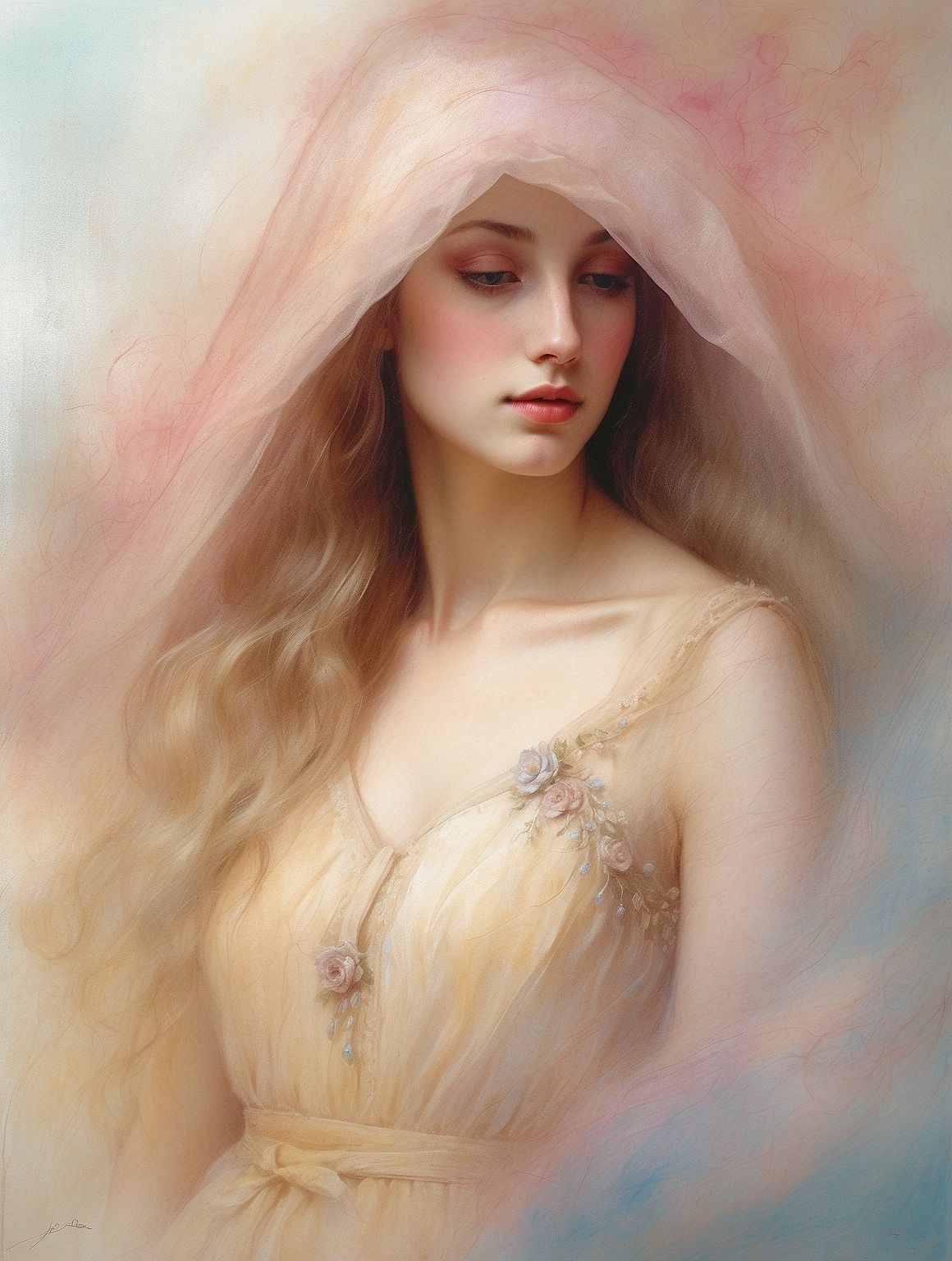 Pink dream portrait