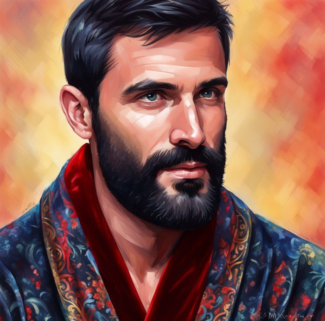 Alpha. Alexander. A handsome man