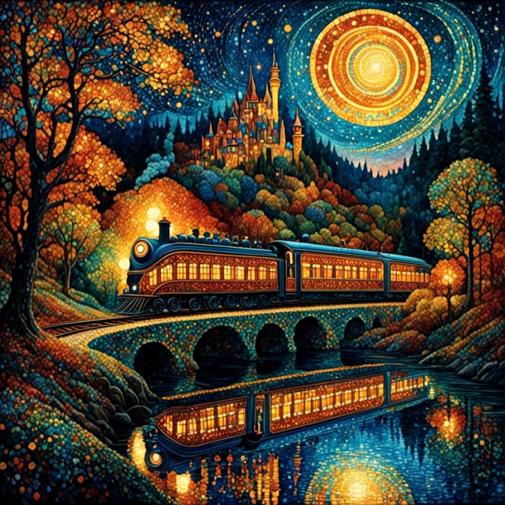 Murnau train and castle