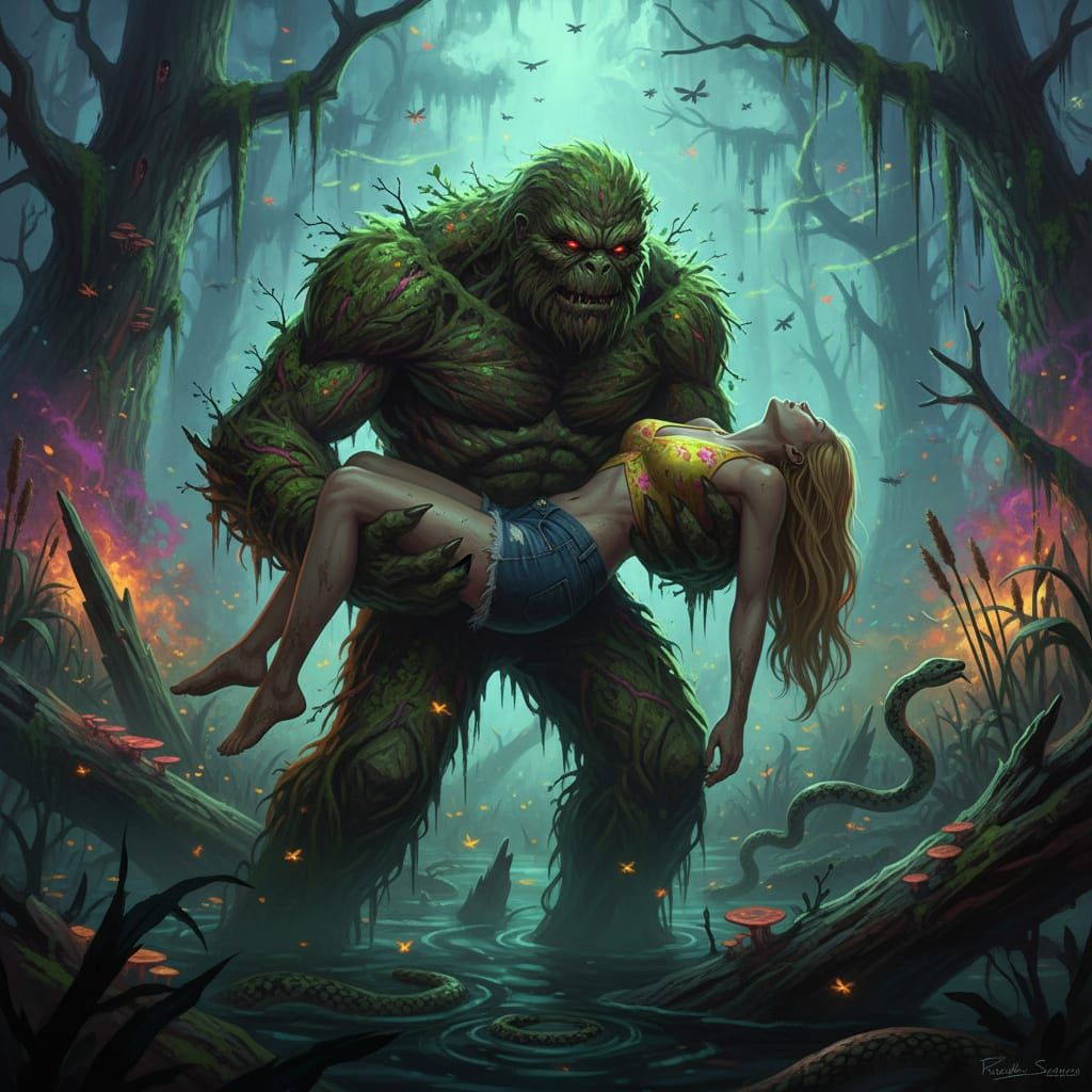 Creature Of The Enchanted Swamp