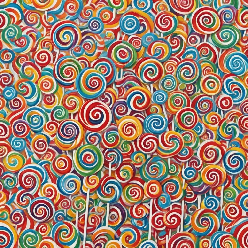 Lollipop white face smile