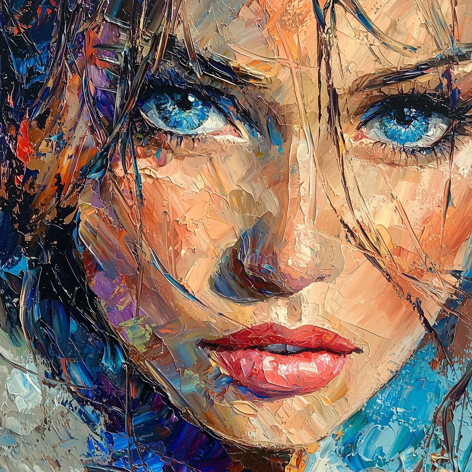 Palette Knife Portrait