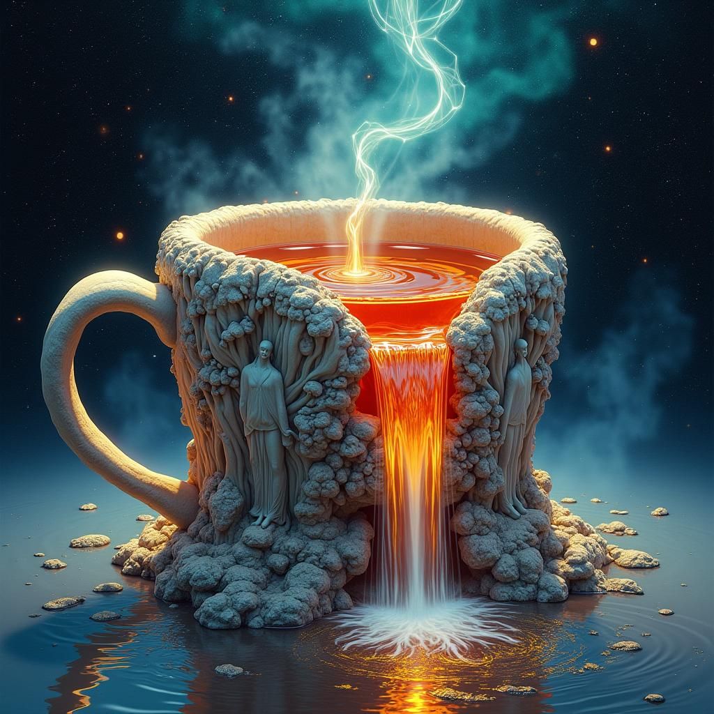 spiritual tea  by @usagi moon