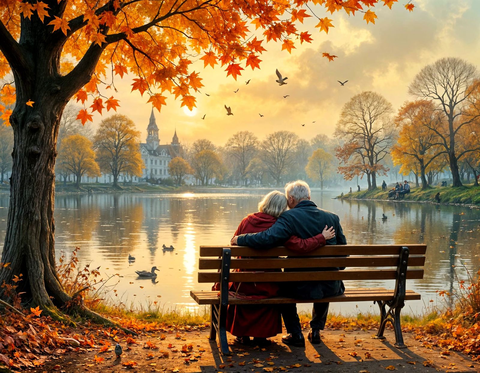 Leaves May Fall, But Love Stays  by @Nikko P